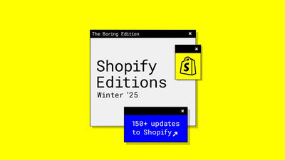 Nouveautés Shopify Hiver 2025
