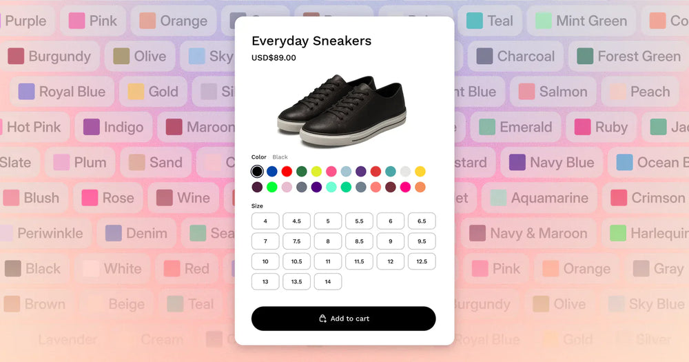 2048 variantes Shopify
