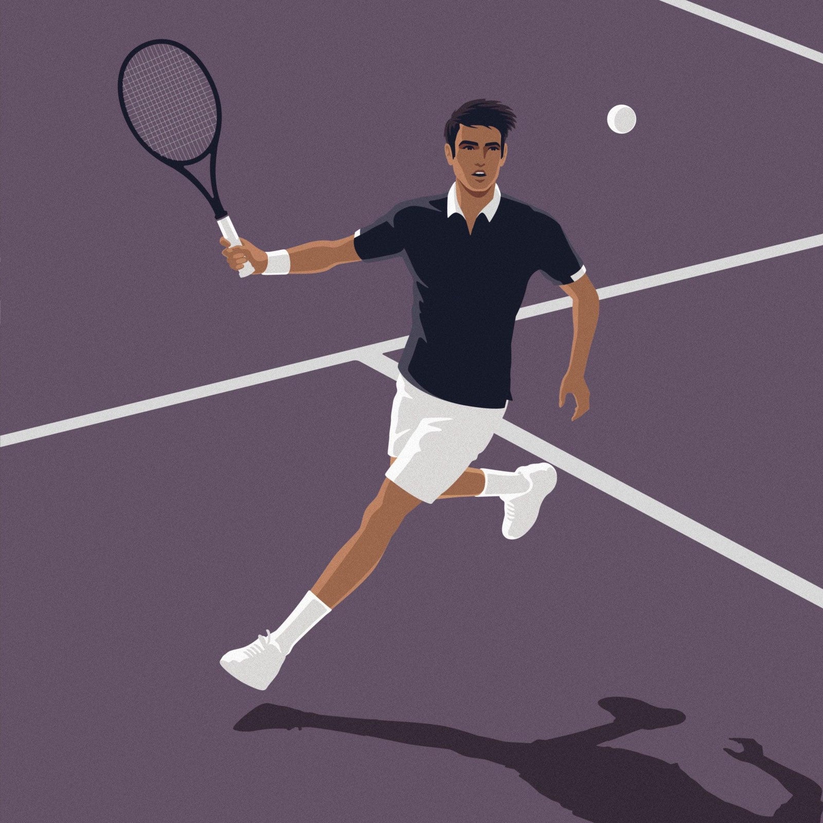 Chaussures de tennis Auteuil blanches et vertes, modèle Shopify Stellar.