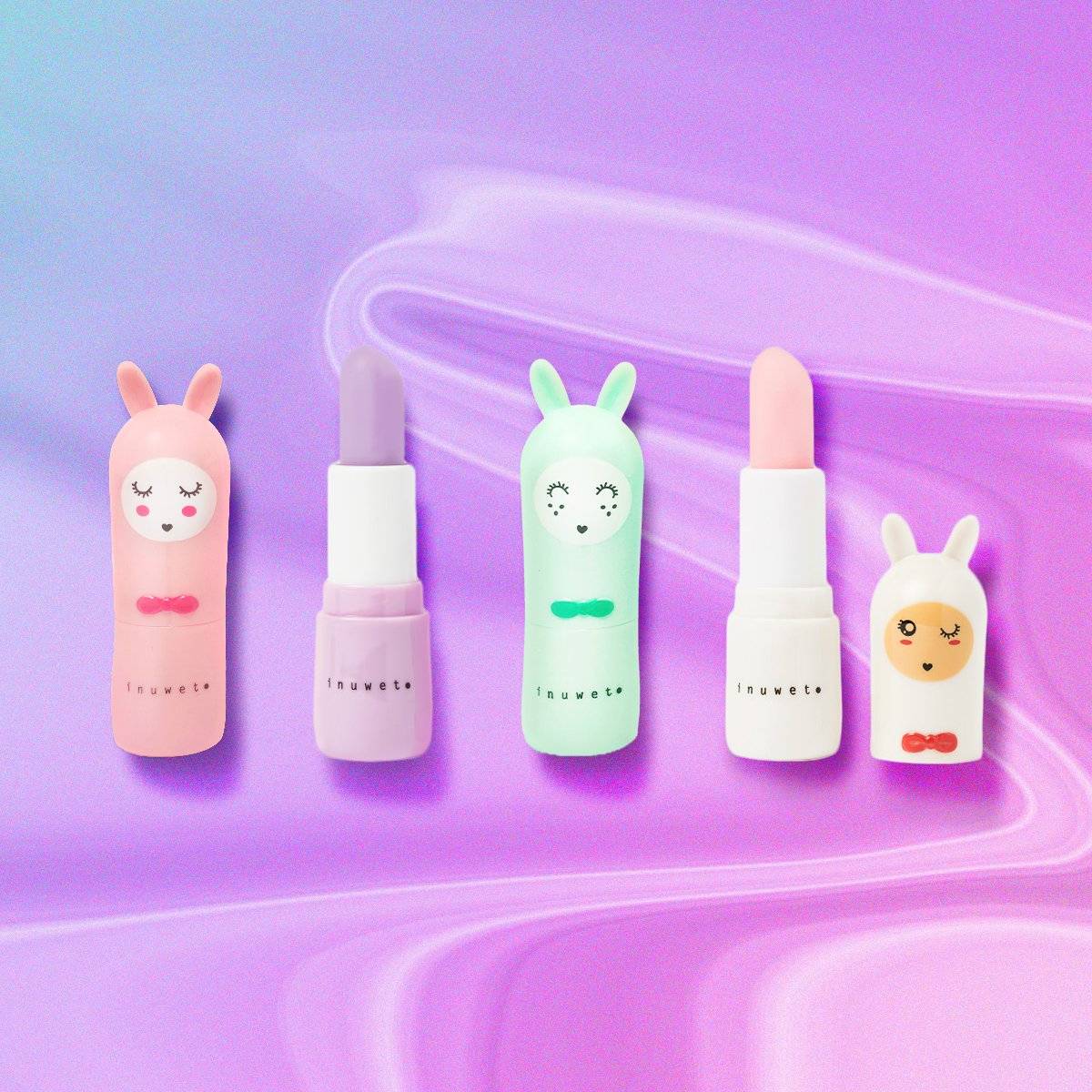 Bannière publicitaire Inuwet: produits de beauté naturels, vegan et cruelty-free pour adolescents.